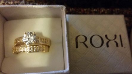 ROXY 18K GOLD filled WEDDING SET
