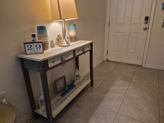 Rustic Farmhouse Console Entry Table