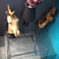 2 Glass Tables