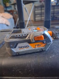 Rigid 18 volt batteries