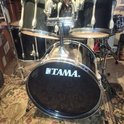 Complete TAMA Rockstar Drum Set W Cymbals 