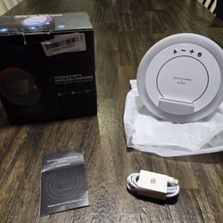 Brand New Bluetooth Speaker & Phone Charger - Color Changing 
