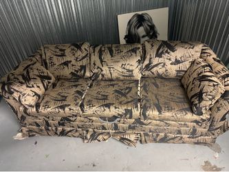 Sofa bed , very nice fabric