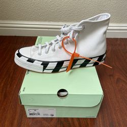 Off White Converse Chuck Taylor 70 All Star Hi Size 8