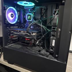 Ryzen 7 Gaming PC – RX 7600 GPU - 1TB NVMe SSD - 32GB DDR4 3200 MHz - Liquid Cooled