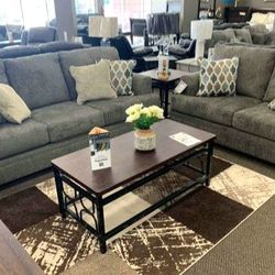 Dorsten Slate Living Room Set/Sofa And Loveseat 