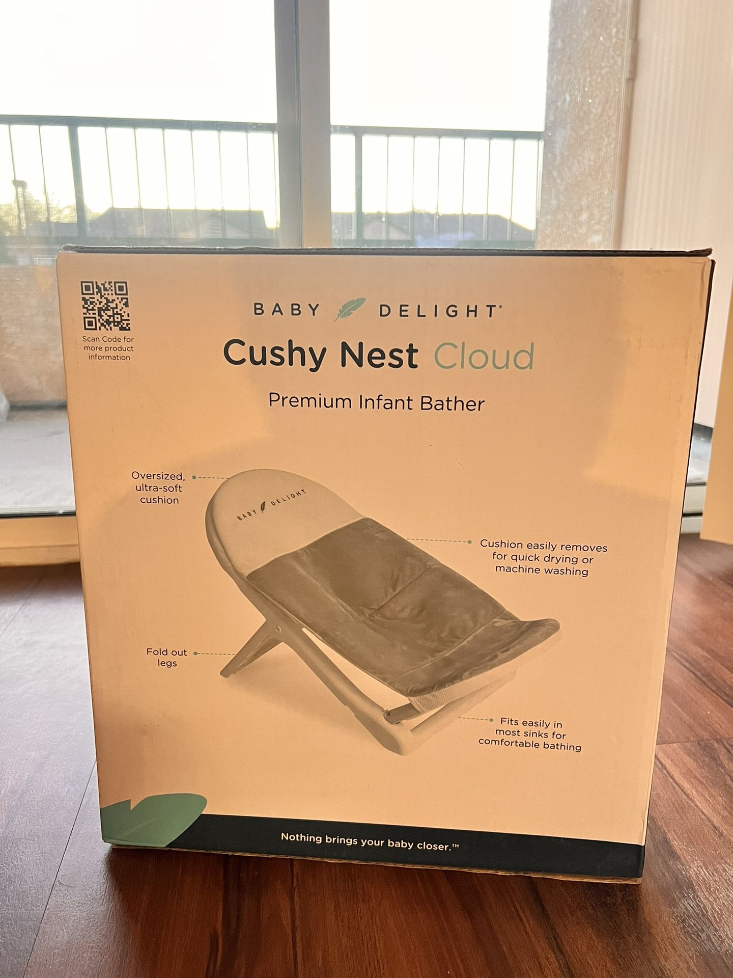 Baby Delight Cushy Nest Cloud Premium Infant Bather 0-6 Months