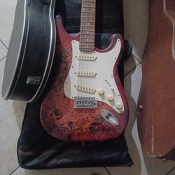 Samick Strat Guitar Artisan Series Nice !
