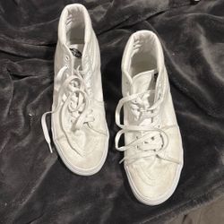 White High Top Vans