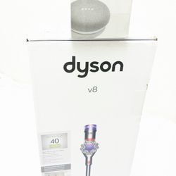 DYSON V8 Cordless Stick Vacuum Cleaner + Google Mini Voice Assistant 