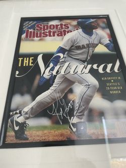 Griffey Autograph On Rookie Sports Illustrated 