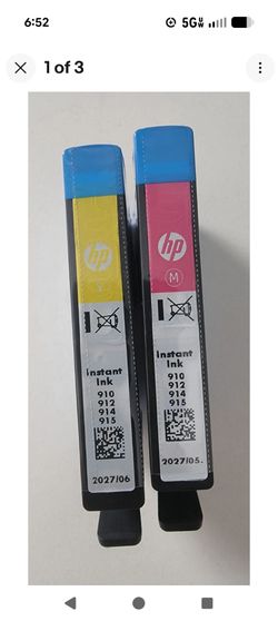 Genuine HP  910 912 914 915 Ink Cartridge Set - Magenta, Yellow No Box.