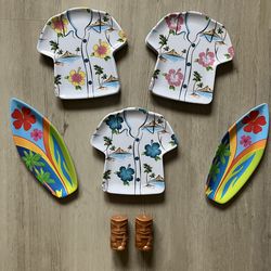 Outdoor mini summer party plates/S&P shakers