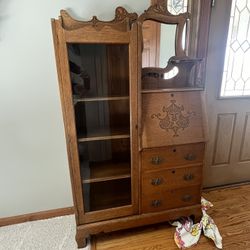 Antique Oak Cabinet