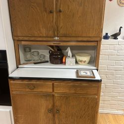 Antique Sellers Baking Cabinet