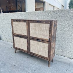 4 Flip door Shoe Storage Cabinet Organizer 