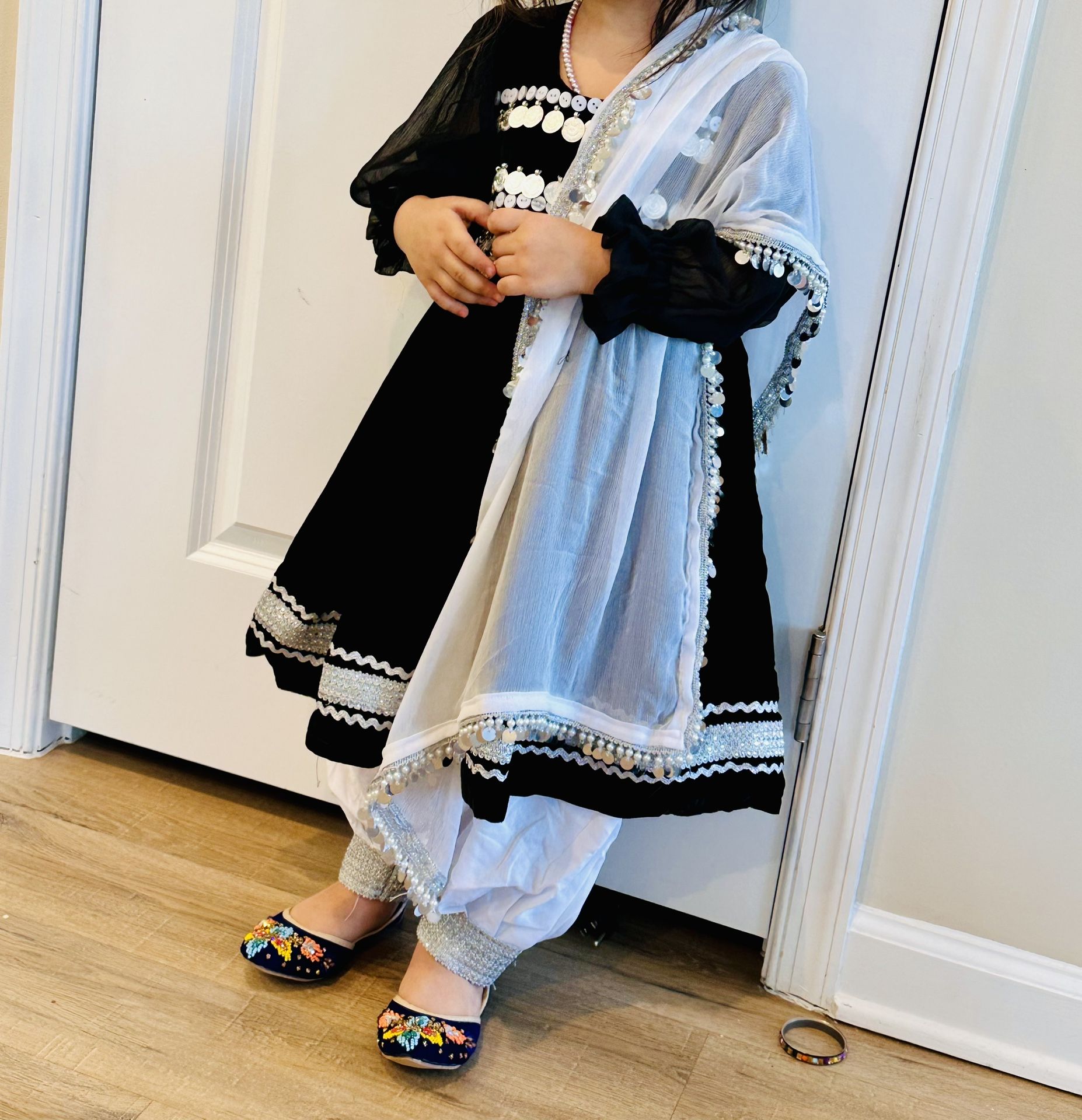 blue dress explained Afghan Fashion Blue Velvet Dress M