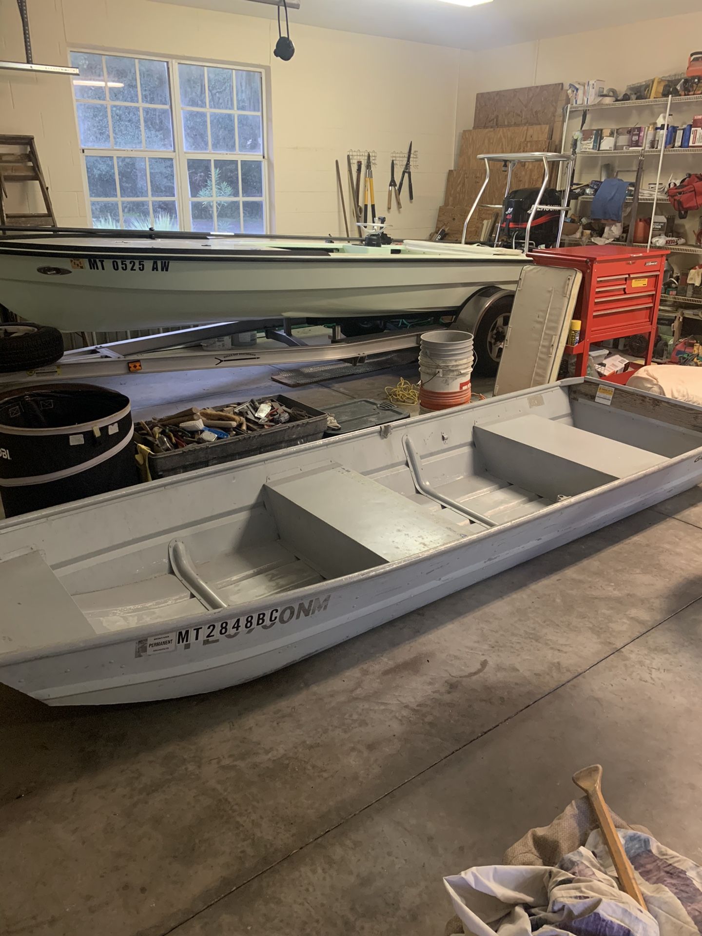 Aluminum Fishing Boat and Trailer