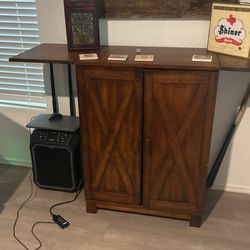 Folding Bar Cabinet