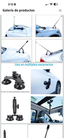 PellKing 5-in-1 Car Suction Mount for Insta360 / GoPro – Brand New