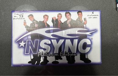 1999 Panini NSYNC "Platinum Edition" Trading Cards