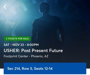 Usher Tickets