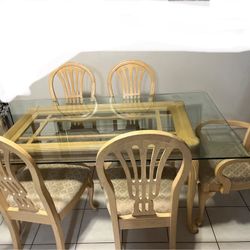 Dining Table With 6 Chairs 