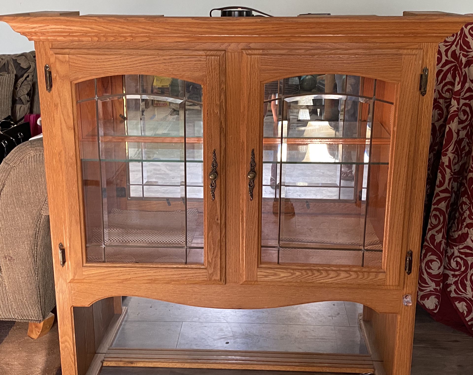 FREE China cabinet to store dishes & antiques