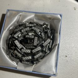 Iced Out Hermes Link Chain 