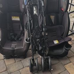 Car Seat X2 And Stroller 