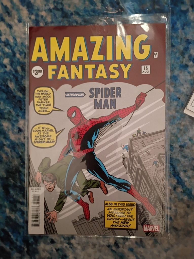Amazing Fantasy 15 Facsimile Edition Marvel Comics 2019 1st Spider-Man VF/NM