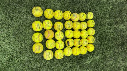 11” 10u softballs 34 of them