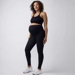 maternity black leggings NEW