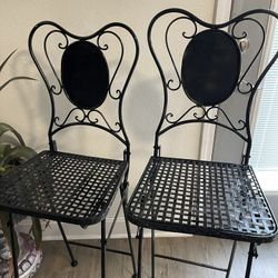 Vintage wrought Iron “ Ice Cream Parlor Style” all Original Norust