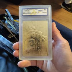 Star wars 23 karat gold Darth Vader card
