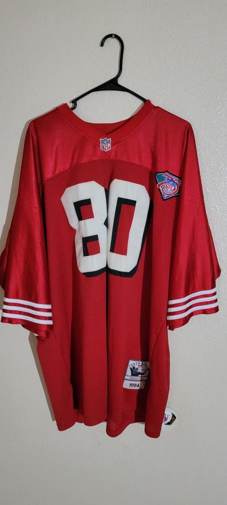 Mitchell & Ness 49ers Jerry Rice 75th Anniversary Jersey Size 60
