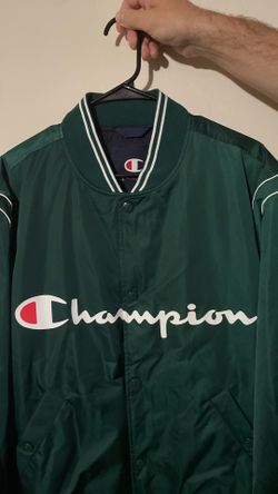 Emerald Green Champion Varsity Jacket