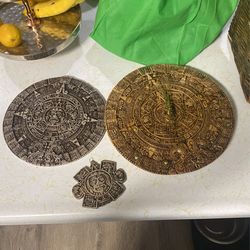 Aztec Clock And Wall Decor