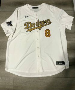 Los Angeles Dodgers Men's 3XL White Nike 2024 World Series Gold Limited Jersey