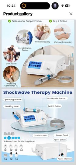 Therapy shockwave machine