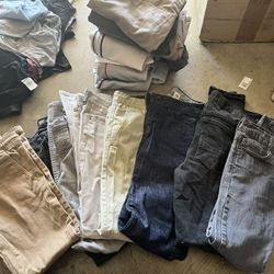 Boys Size 12/26 Waste Jeans  and Joggers 