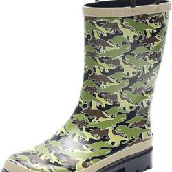 Boys Rubber Waterproof Rain Boots   