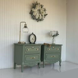 Nightstands - Night Stand Set - Bedroom Set - Dresser Set - Side Tables
