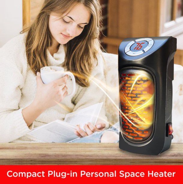 How to Stay Cozy at Home! Certified Safe Ceramic Wall-Outlet Space Heaters with Timers x 3!