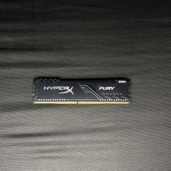 HyperX Fury DDR 4 8gb Ram 
