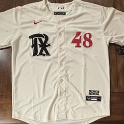 Texas Rangers City Connect  Jacob deGrom Adult Large Jersey NWT