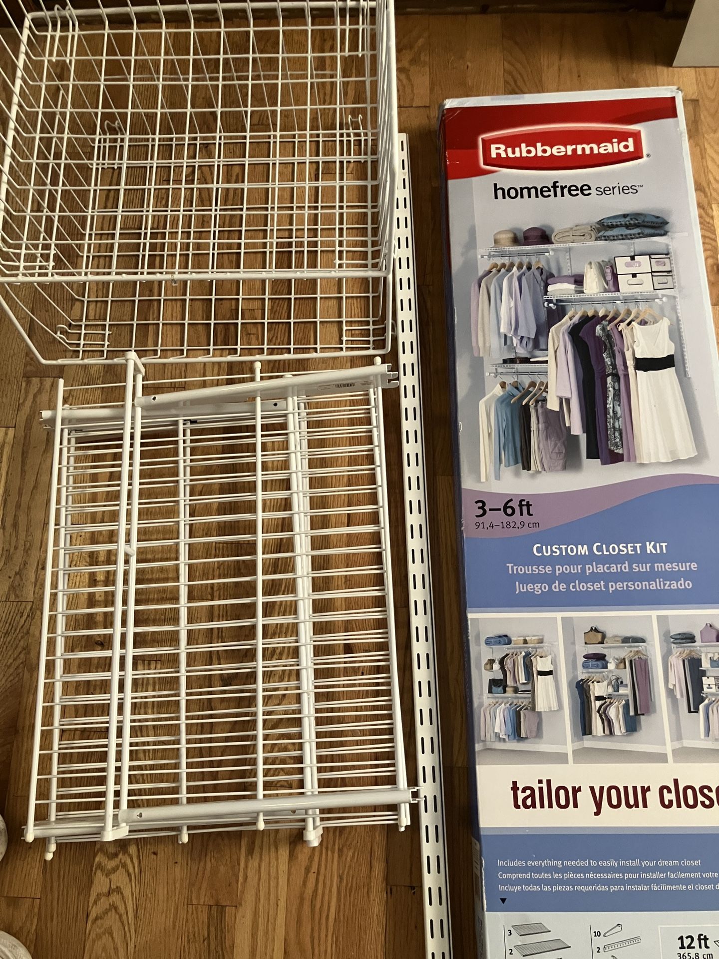 Rubbermaid Custom Closet Kit + Accessories 