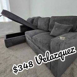 ✅️✅️Convertible Sectional W/ Cup Holder & W/ USB Port✅️