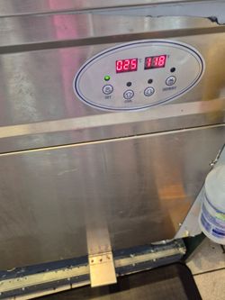 Rolled  commercial ice cream machines.