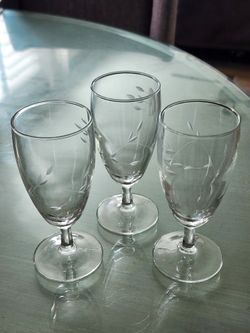 Princess House Small Juice Glasses